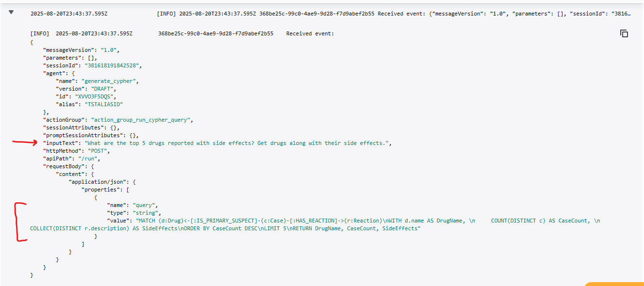 Translate input text into Cypher query